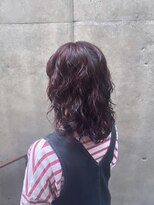 レフ(LEF)&nbsp;レッドブラウン/ダブルカラー/ケアブリーチ/艶髪/透明感カラー