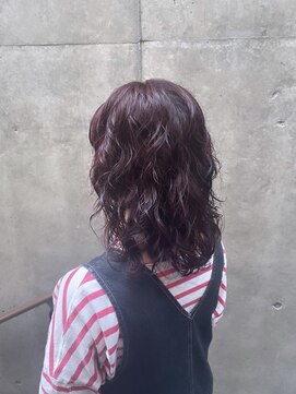 レフ(LEF) レッドブラウン/ダブルカラー/ケアブリーチ/艶髪/透明感カラー