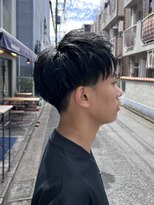 オムファミーユラグ(homme, famille raugh) アップバング