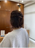 ハーフアップ/ヘアセット/夏目寧々