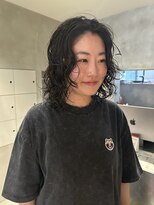 ハウ 心斎橋(how)&nbsp;ミディアムくびレイヤー小顔カット艶髪姫カット20代30代40代