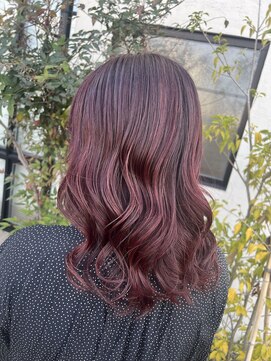 グロウ(GLOW) ハイライト＆チェリーレッド