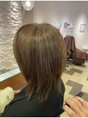 白髪染めハイライト