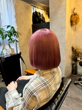 ルモ(Lumo) 【KATSUYA】ベビーピンク×ボブ