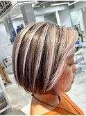 ハンサムショート/サラ艶ロング/レイヤーボブ/ハイライトカラー
