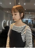 髪質改善*アッシュオリーブボブ*美髪【Zina梅田茶屋町】