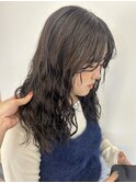 ケアパーマ ニュアンスパーマ 緩めパーマ ミディアムパーマ