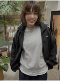 外国人風 dryボブパーマ