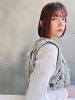 エイミー(Aimee)&nbsp;Aimee 町田　内巻きボブ×マロンブラウン