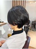 前下がりショートボブ