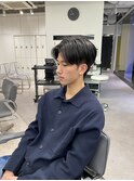 メンズカット メンズヘア ツーブロック センターパート