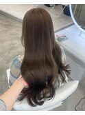 透け感たっぷりオリーブベージュ