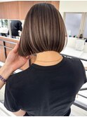 ハイライトバレイヤージュダブルカラーケアブリーチ30代40代