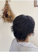 ショートウルフパーマ