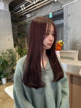 フーコー 小倉魚町店 (fuhcoh) ピンクカラー×顔周りレイヤー