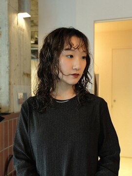 トッド(tod) デジタルパーマ ロングパーマ　ウェーブヘア　名古屋丸の内伏見