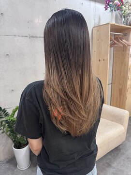 エブリ(every) 髪質改善縮毛矯正　グラデーションカラー