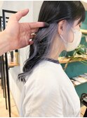 【堀惠】インナーカラーケアブリーチ吉祥寺20代30代ラベンダー