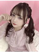 流れる小顔前髪　顔まわり　アイドルツインテール＊Lilmeひめ＊