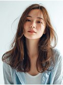 黒髪/クラゲヘアー/オリーブグレー/小顔/ココアベージュ