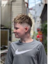 クフィア メンズフェード カンポ 天王寺(CUFFIA MENSFADE CAMPO)&nbsp;アップバング×スキンフェード