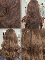 アマトウキョウスマートサロン(AMA TOKYO×Smart Salon)&nbsp;韓国ヘア　2wayバング  レイヤーカット くびれヘア  顔周り