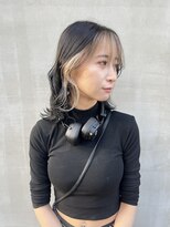 ヘアー アイス ルーチェ(HAIR ICI LUCE)&nbsp;ホワイトベージュ/インナーカラー/レイヤーカット/大野