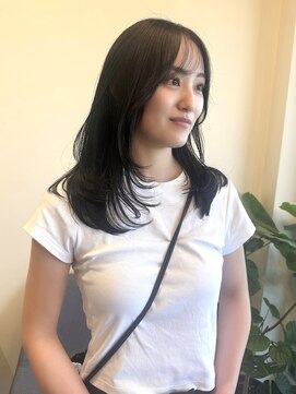 Idk ダークアッシュカラー/レイヤーカット