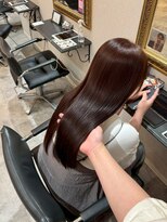 ナンバー ジルバ 立川(N° jillva)&nbsp;韓国顔まわりレイヤーカット髪質改善透明感カラー20代30代40代