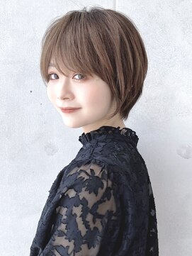 セイドット リー(Say. Ree) say.ショートボブひし形ショートオリーブヘーゼルグレージュ