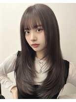 hum 立川【ハム】髪質改善・酸性ストレート・縮毛矯正 ココアベージュ/オリーブグレー/小顔/黒髪[立川/髪質改善]