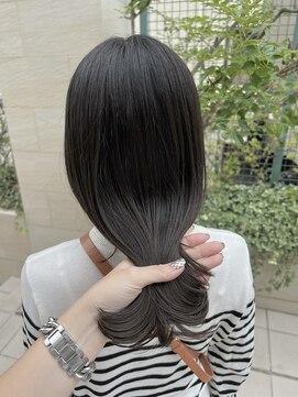 スタイル 成城学園前(STYLE) オリーブカラー　暗髪透明感　オージュアトリートメント