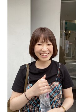 ボブあごライン