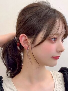 ネクストハラジュク(NEXT HARAJUKU) ブリーチなしダブルカラー/顔周り/レイヤーカット/透明感カラー