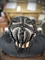 バイブアンドアネックス(VIBE & ANNEX)&nbsp;メンズ十字架コーンロウ