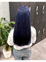 セシルヘアー なんば店(Cecil hair)&nbsp;ネイビーブルーカラー
