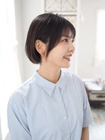 アンジェロ カリノ(Angelo Carino)&nbsp;【大人女性】丸みショート／ショートボブ／40代／50代／白髪染め