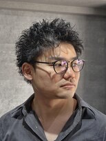 バーバーハウス ラヴィ 阿佐ヶ谷店(Barber House Lavie)&nbsp;ナチュラルショート×ツイストパーマ