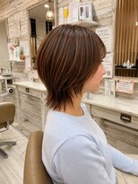 フゥカ 売市店(fuka)&nbsp;青森 八戸　ウルフ×柔らかブラウン 30代 40代