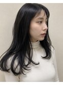 オン眉だけど大人っぽい