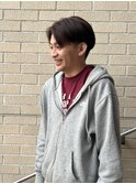 刈り上げセンターパート