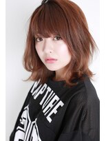 エアー 大阪(AIR)&nbsp;☆air-OSAKA☆山内 理☆外ハネミディー×ピンクレッド☆