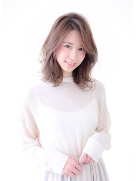 ヘアメイク シュシュ(Hair make chou chou) 小顔鎖骨丈ミディアム【Hairmake chou-chou　北林夏実】