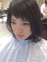 アンス 大阪梅田(ANs.)&nbsp;大人可愛い、前髪シースルーバング、ダブルバング