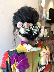 ゆるふわヘアセット