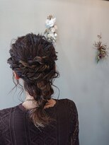 ヘアデザインアティレ(hair design attirer)&nbsp;ゆるふわ編みおろし