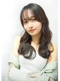 ゆるふわウェーブのセミロングスタイル【銀座】