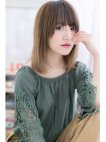 ミック ヘアアンドビューティー 大山店(miq Hair&Beauty) 前下がり姫カットインナーハイライト小顔ミディa1
