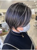 CHEMIR☆コントラストハイライト×ショートヘア
