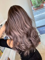 ロンド レア 天神大名店(Lond Le’a)&nbsp;ラベンダーグレージュ×バレイヤージュ[天神/大名/博多/赤坂]